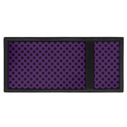 Purple Halloween Pattern Print Trifold Wallet