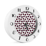 Purple Halloween Pumpkin Pattern Print Alarm Clock