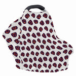 Purple Halloween Pumpkin Pattern Print Baby Seat Cover