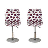 Purple Halloween Pumpkin Pattern Print Bar Stool Covers