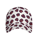 Purple Halloween Pumpkin Pattern Print Baseball Cap