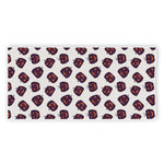 Purple Halloween Pumpkin Pattern Print Beach Towel