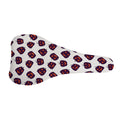 Purple Halloween Pumpkin Pattern Print Bicycle Seat Cover