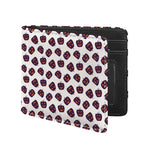 Purple Halloween Pumpkin Pattern Print Bifold Wallet