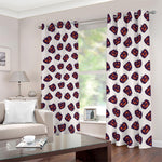Purple Halloween Pumpkin Pattern Print Blackout Grommet Curtains