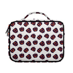 Purple Halloween Pumpkin Pattern Print Briefcase Bible Bag