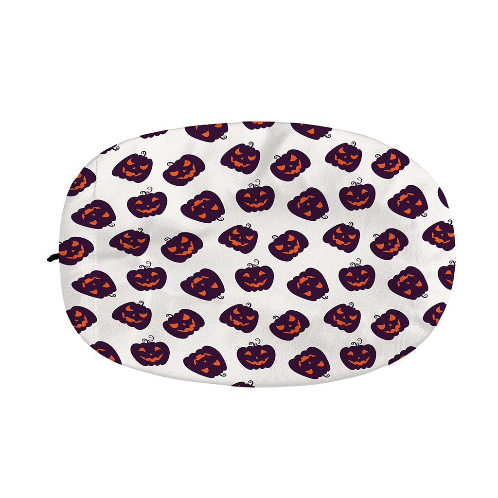 Purple Halloween Pumpkin Pattern Print Car Side Mirror Covers