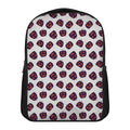 Purple Halloween Pumpkin Pattern Print Casual Backpack