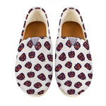 Purple Halloween Pumpkin Pattern Print Casual Shoes