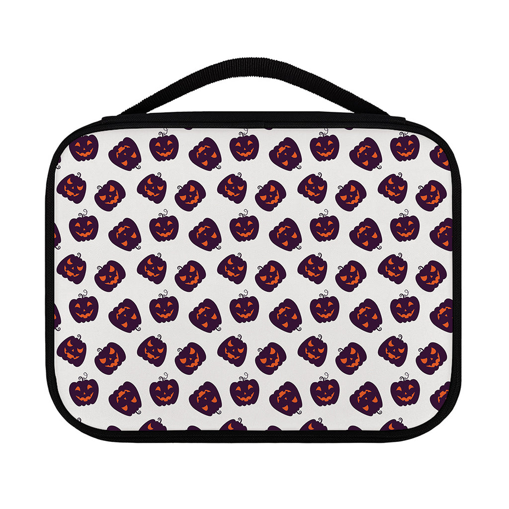 Purple Halloween Pumpkin Pattern Print Classic Bible Case