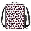 Purple Halloween Pumpkin Pattern Print Crossbody Lunch Bag