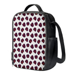 Purple Halloween Pumpkin Pattern Print Crossbody Lunch Bag