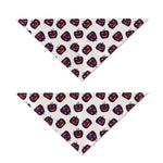 Purple Halloween Pumpkin Pattern Print Dog Bandana