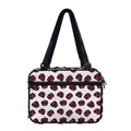 Purple Halloween Pumpkin Pattern Print Double Strap Bible Bag