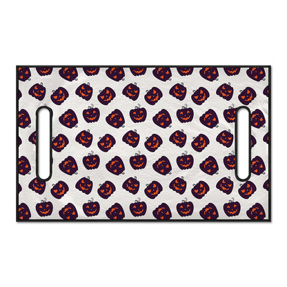 Purple Halloween Pumpkin Pattern Print Golf Cart Seat Cover