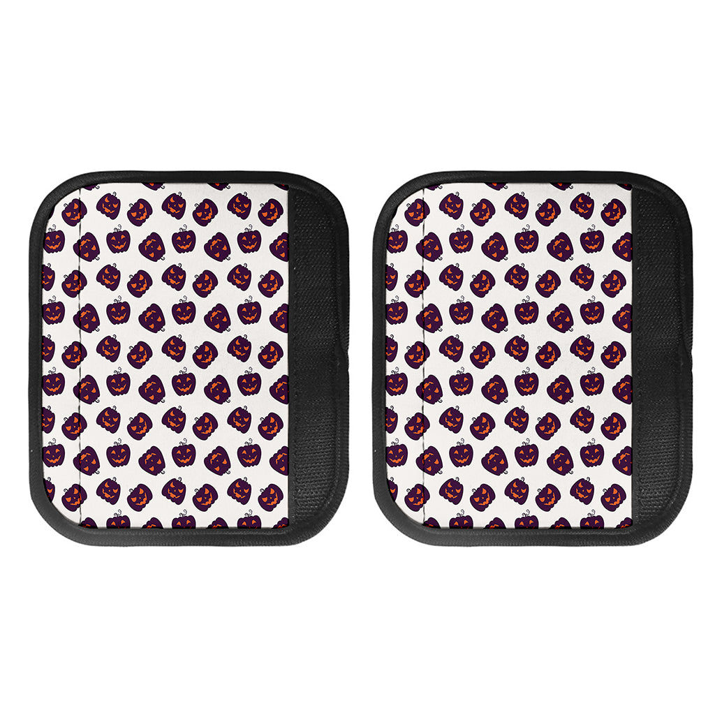 Purple Halloween Pumpkin Pattern Print Handle Covers