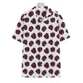 Purple Halloween Pumpkin Pattern Print Hawaiian Shirt