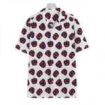 Purple Halloween Pumpkin Pattern Print Hawaiian Shirt