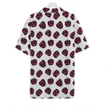 Purple Halloween Pumpkin Pattern Print Hawaiian Shirt