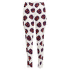 Purple Halloween Pumpkin Pattern Print High-Waisted Pocket Leggings