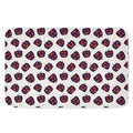 Purple Halloween Pumpkin Pattern Print Indoor Door Mat