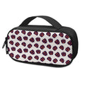 Purple Halloween Pumpkin Pattern Print Portable Cooler Travel Case