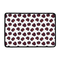 Purple Halloween Pumpkin Pattern Print Kitchen Mat