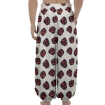 Purple Halloween Pumpkin Pattern Print Lantern Pants