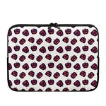 Purple Halloween Pumpkin Pattern Print Laptop Sleeve