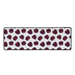 Purple Halloween Pumpkin Pattern Print Long Kitchen Mat