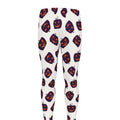 Purple Halloween Pumpkin Pattern Print Men's Leggings