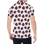 Purple Halloween Pumpkin Pattern Print Men's Shirt