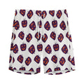 Purple Halloween Pumpkin Pattern Print Men's Athletic Shorts