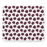 Purple Halloween Pumpkin Pattern Print Mouse Pad