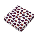 Purple Halloween Pumpkin Pattern Print Outdoor Seat Cushion Cover
