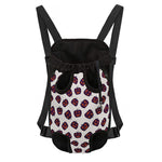 Purple Halloween Pumpkin Pattern Print Pet Carrier Backpack