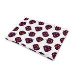 Purple Halloween Pumpkin Pattern Print Pet Cooling Mat Cover