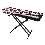 Purple Halloween Pumpkin Pattern Print Piano Keyboard Cover