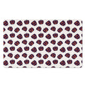Purple Halloween Pumpkin Pattern Print Polyester Doormat