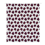 Purple Halloween Pumpkin Pattern Print Polyester Shower Curtain