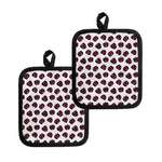 Purple Halloween Pumpkin Pattern Print Pot Holders