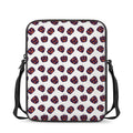 Purple Halloween Pumpkin Pattern Print Rectangular Crossbody Bag