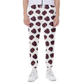 Purple Halloween Pumpkin Pattern Print Joggers