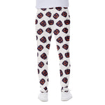 Purple Halloween Pumpkin Pattern Print Scuba Joggers