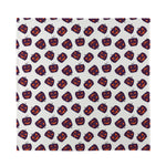 Purple Halloween Pumpkin Pattern Print Silk Bandana