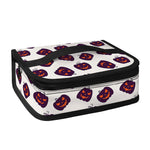 Purple Halloween Pumpkin Pattern Print Small Lunch Bag