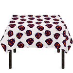 Purple Halloween Pumpkin Pattern Print Tablecloth