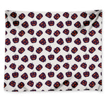 Purple Halloween Pumpkin Pattern Print Tapestry