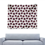 Purple Halloween Pumpkin Pattern Print Tapestry