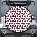 Purple Halloween Pumpkin Pattern Print Tire Cover